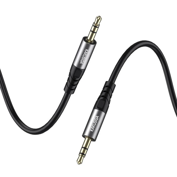Καλώδιο Ήχου Kakusiga 3.5mm KSC-892, Aux, 1M, Μαύρο