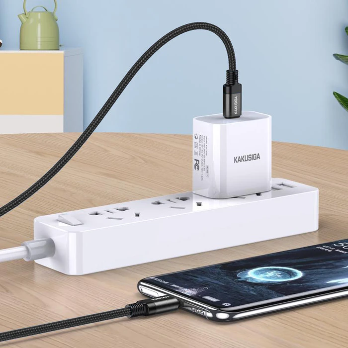 Καλώδιο USB-C Kakusiga σε USB-C KSC-970, 60W, 480Mbps, 1M, Μαύρο