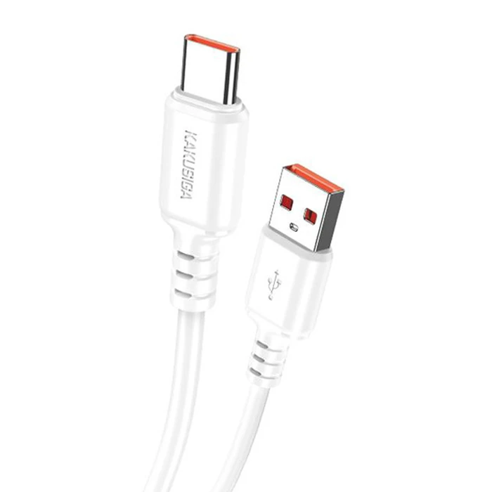 Καλώδιο USB-C Kakusiga σε USB KSC-982, 3A, 480Mbps, 1M, Λευκό