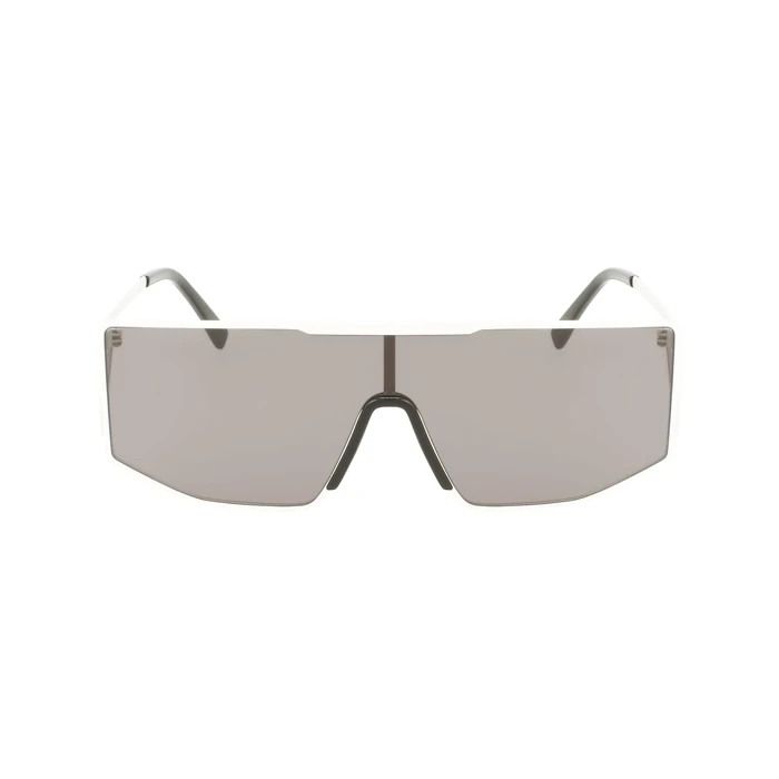 Lacoste Unisex Sunglasses L253S-6219101 (62/19/150) White Metal Frame, Grey Lenses, Category 3