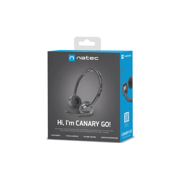 Headset Natec Canary Go with microphone