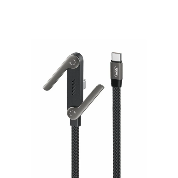 XO NB-Q311 Πλεκτό Flat Καλώδιο USB-C σε USB-C 240W PD 1.5m