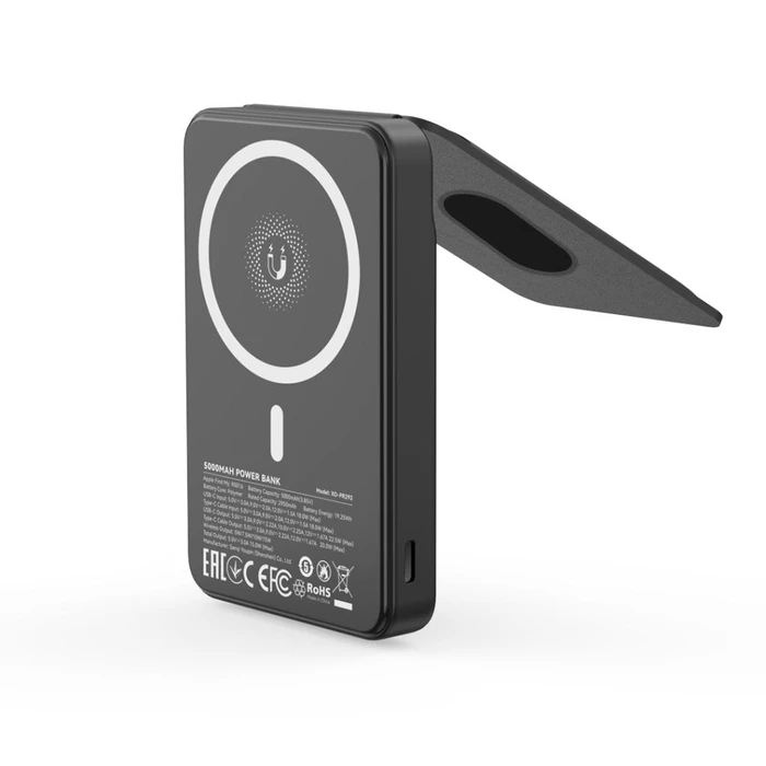 XO PR292 Πολυλειτουργικό Μαγνητικό Power Bank 5000mAh με USB-C