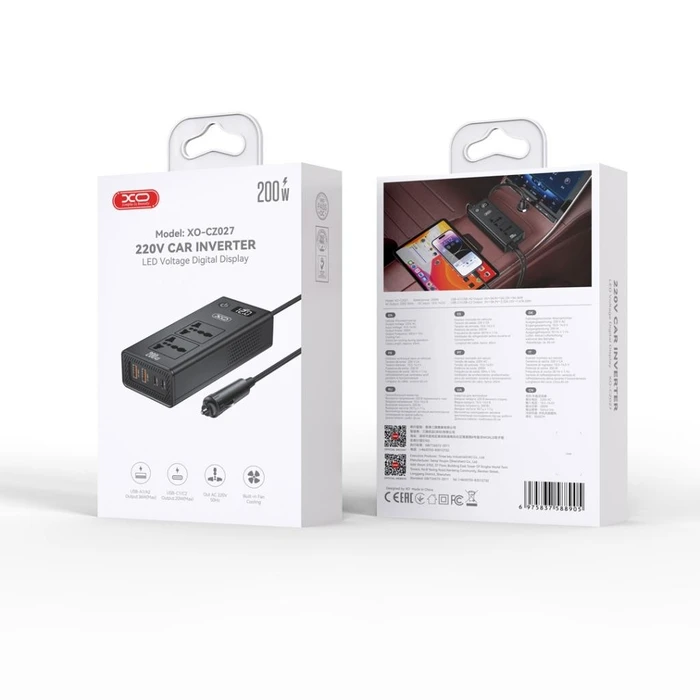 XO CZ027 Inverter Αυτοκινήτου 200W