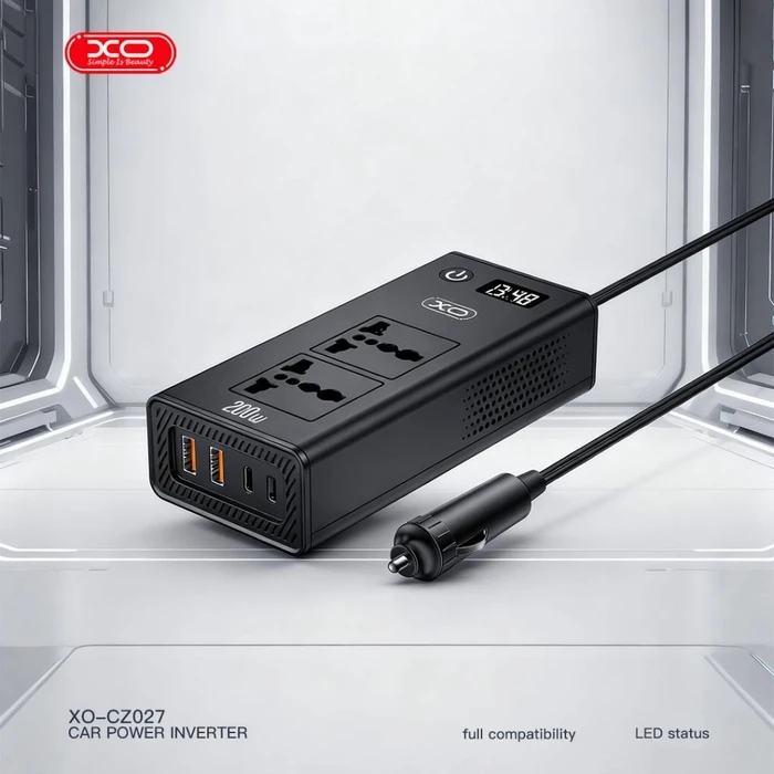 XO CZ027 Inverter Αυτοκινήτου 200W