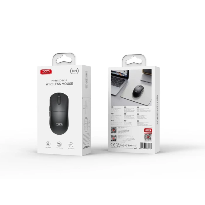 XO M15 Silent Dual-Mode Wireless Mouse Black