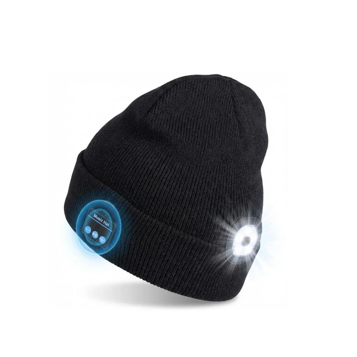XO M02 Wireless Bluetooth Beanie Hat with Built-in Headphones and Microphone