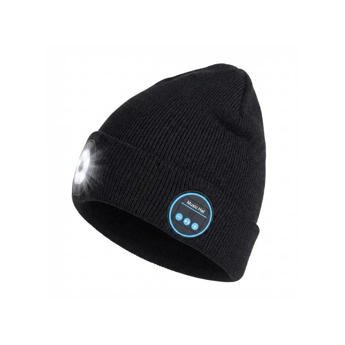 XO M02 Wireless Bluetooth Beanie Hat with Built-in Headphones and Microphone