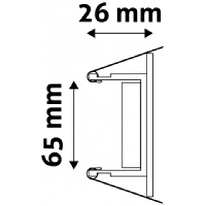 Χωνευτό Σποτ Avide GU10 Πλαίσιο Τετράγωνο Σαγρέ Σατέν Νίκελ