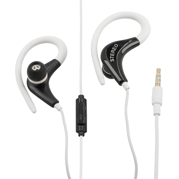Handsfree Ακουστικά Lamtech SPORT With MIC WHITE