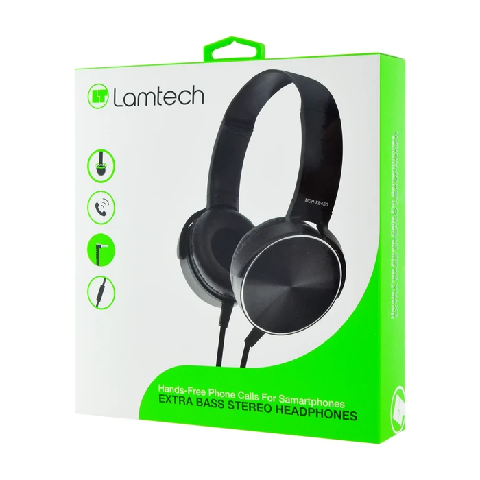 Headphones Lamtech EXTRA BASS Stereo With MIC