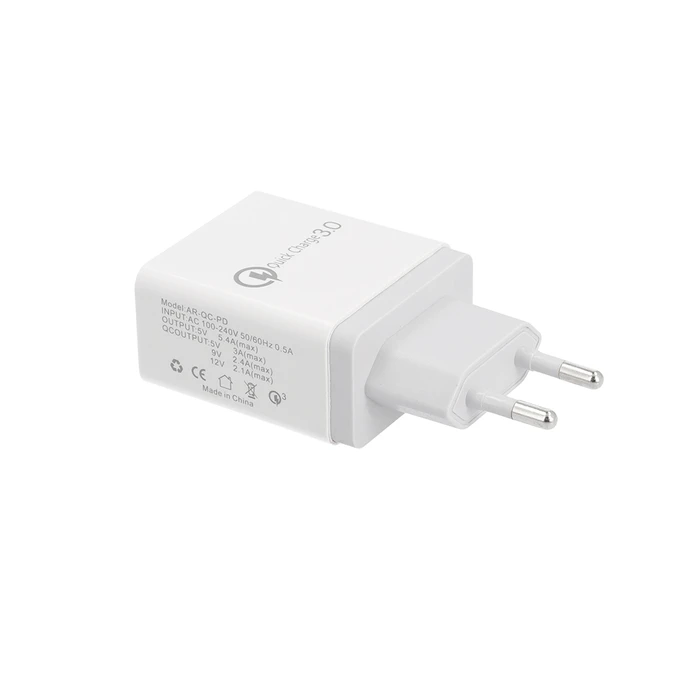 Φορτιστής Πρίζας Lamtech Quick Charger 15W HIGH SPEED, QC3.0 and Type-C