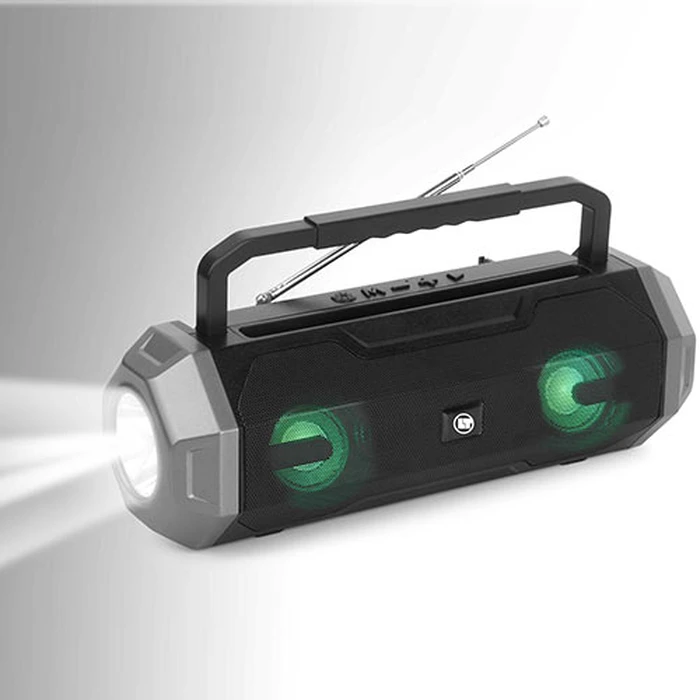 Φορητό Ηχείο Bluetooth Lamtech FM RADIO With FLASHLIGHT & PHONE HOLDER
