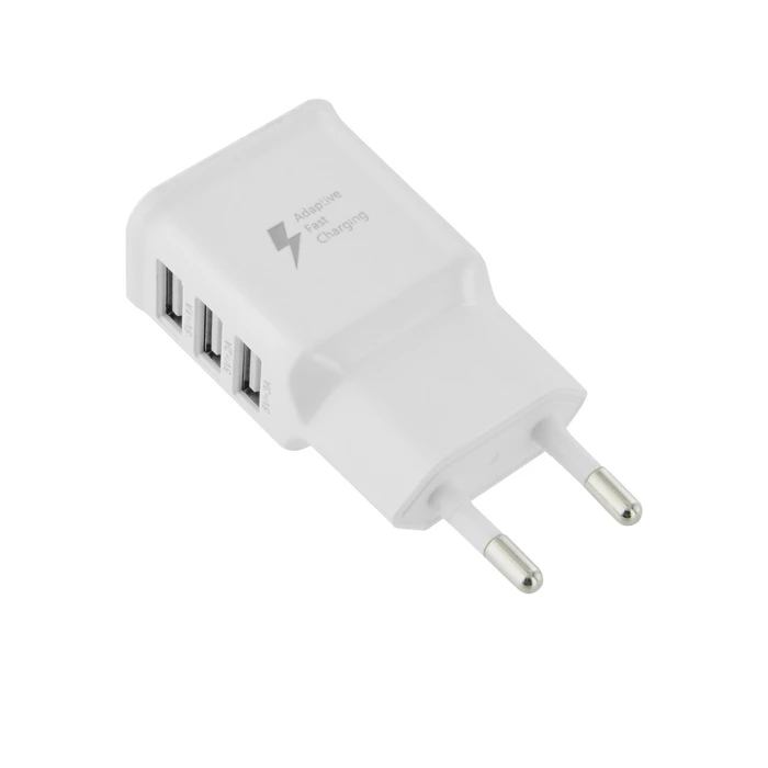 Φορτιστής Πρίζας Lamtech 3xUSB 2,1A WHITE