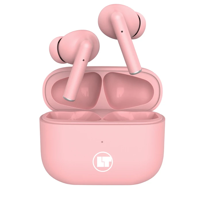 Bluetooth Handsfree Lamtech 5.0 TWS With Charging DOCK PINK