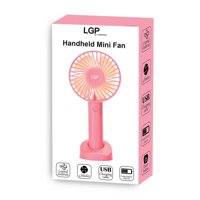 Ανεμιστήρας Χειρός Lgp Pink