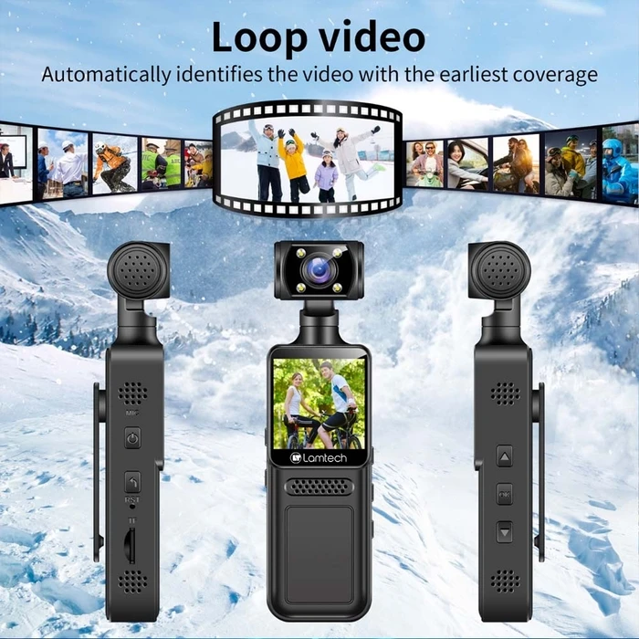 Action Camera Lamtech 4K 180Ο With Wifi