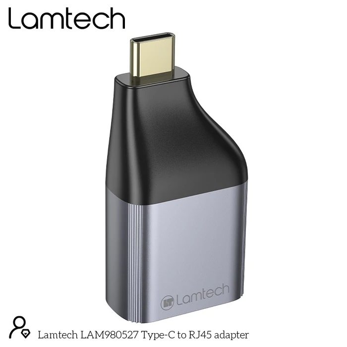 Αντάπτορας Δικτύου Lamtech USB-C To Rj45 Otg Ehternet