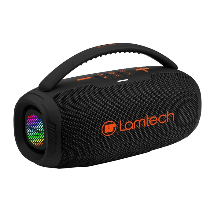 Portable Speakers LAMTECH Wireless V5.3 Bass Boost Party Box 20W Black Orange