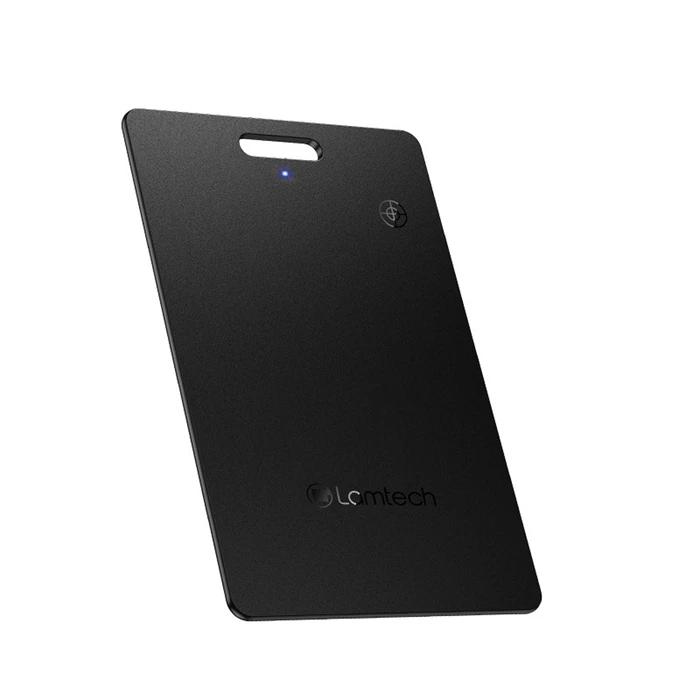 Lamtech Smart Tracker Card LAM981135 Μαύρο – Εντοπιστής Apple Find My & Google Find My Device