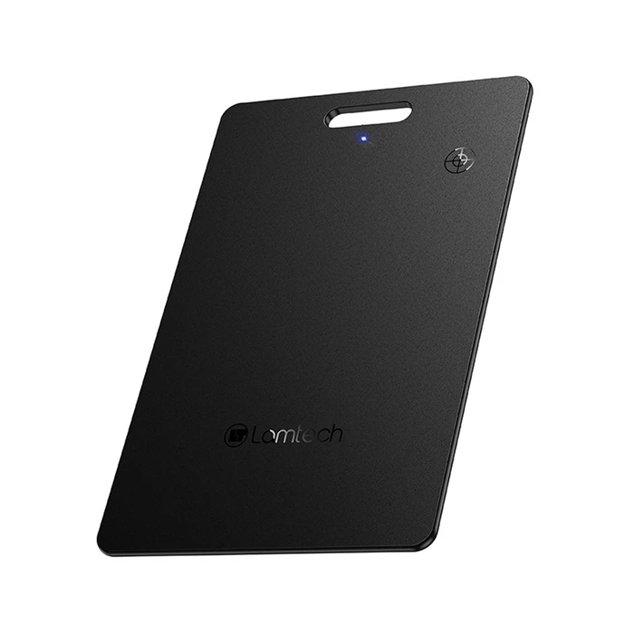 Lamtech Smart Tracker Card LAM981135 Μαύρο – Εντοπιστής Apple Find My & Google Find My Device