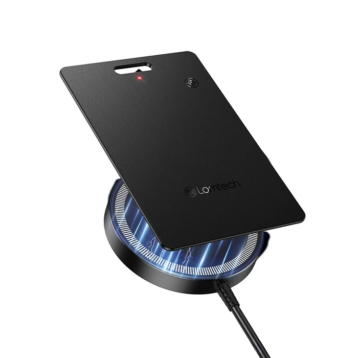 Lamtech Smart Tracker Card LAM981135 Μαύρο – Εντοπιστής Apple Find My & Google Find My Device