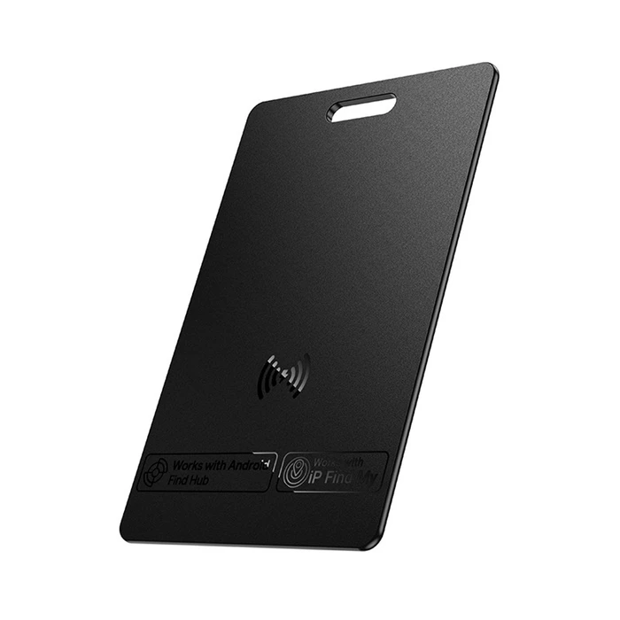 Lamtech Smart Tracker Card LAM981135 Μαύρο – Εντοπιστής Apple Find My & Google Find My Device