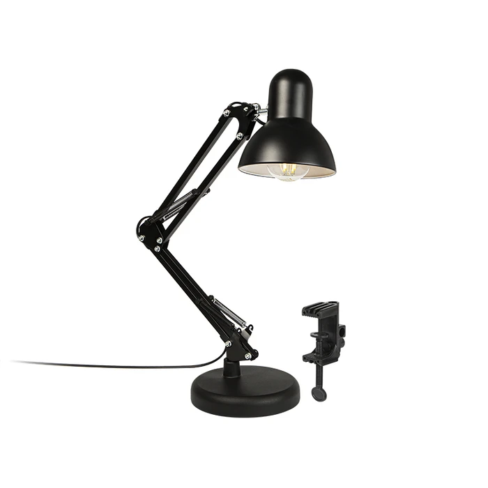 Φωτιστικό Γραφείου Blow με σπαστό βραχίονα LB-09 μαύρο