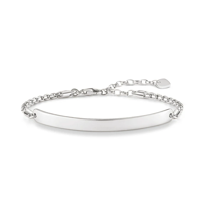 Γυναικείο Βραχιόλι Thomas Sabo Lba4700112L19 από Ασήμι Silver