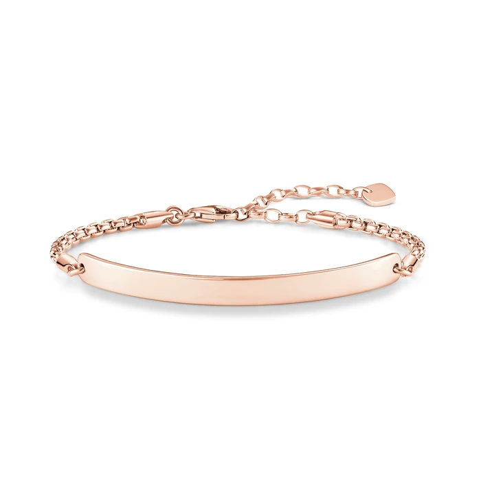 Γυναικείο Βραχιόλι Thomas Sabo Lba4741512L19 από Ασήμι Pink