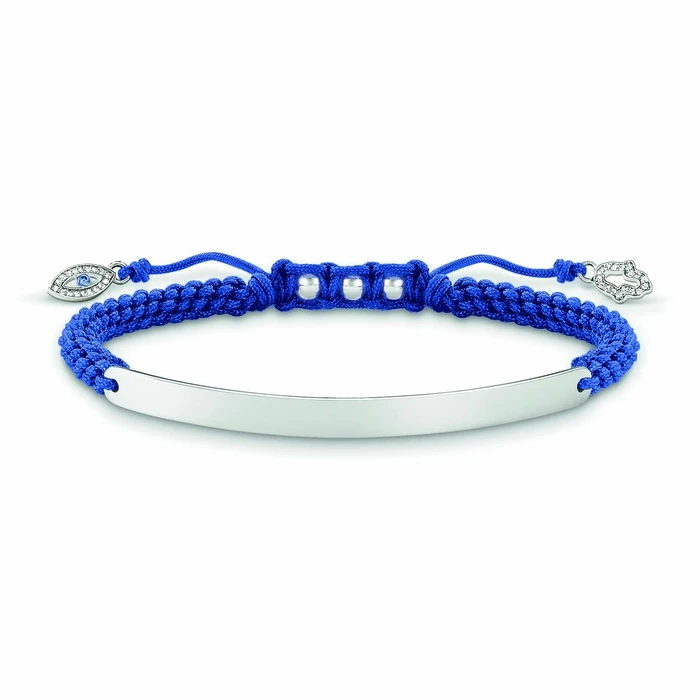 Γυναικείο Βραχιόλι Thomas Sabo A00668971L19V (16-19 cm) από Ασήμι Blue, Silver