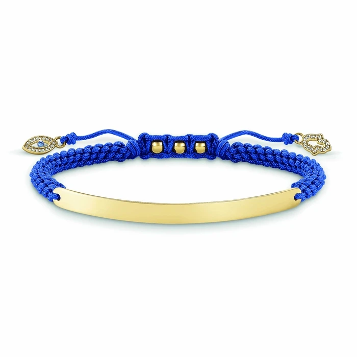 Γυναικείο Βραχιόλι Thomas Sabo A00678991L21V (21cm) από Ασήμι Blue, Gold