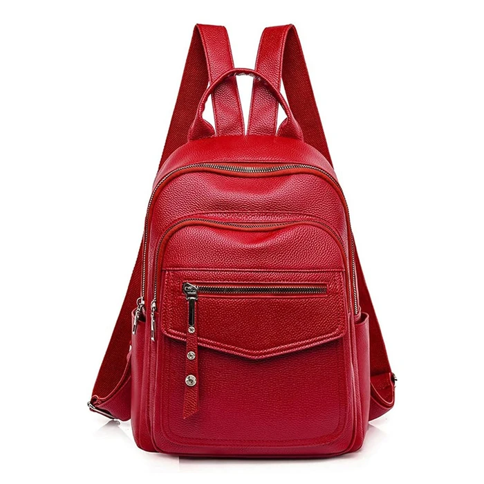 Γυναικεία Τσάντα Roxxani Πλάτης Lbag-0020, Κόκκινη