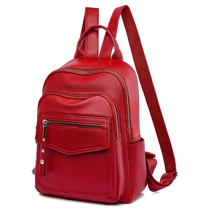 Γυναικεία Τσάντα Roxxani Πλάτης Lbag-0020, Κόκκινη