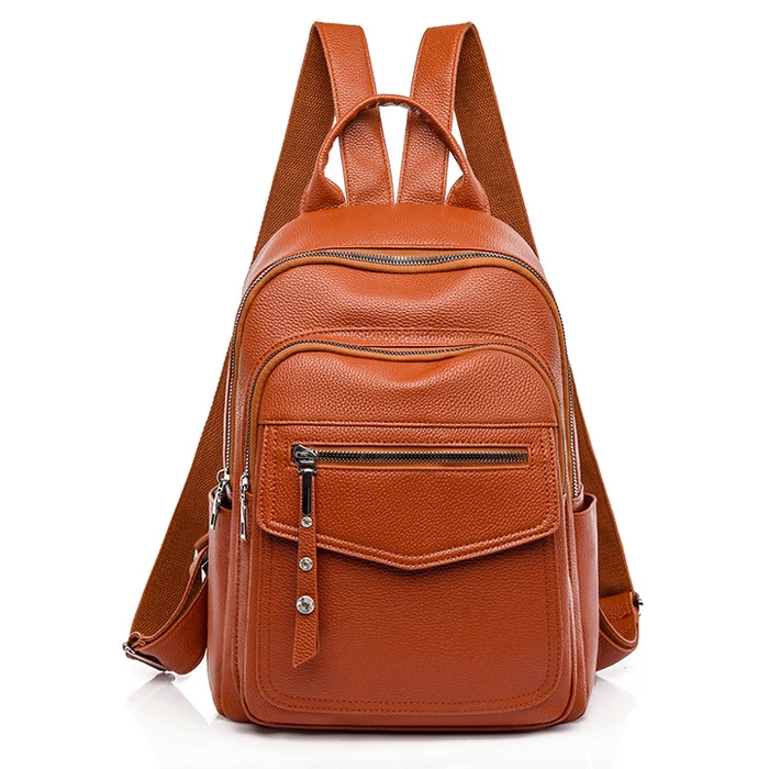 Γυναικεία Τσάντα Roxxani Πλάτης Lbag-0022, Καφέ