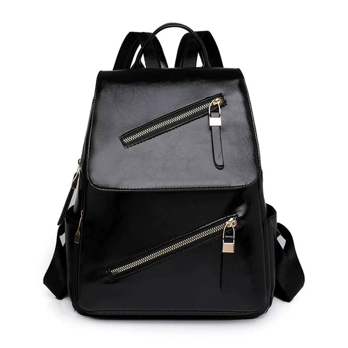 Γυναικεία Τσάντα Roxxani Πλάτης Lbag-0028, Μαύρη