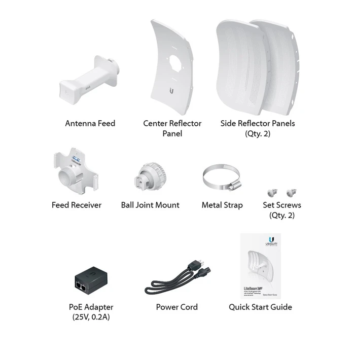 Κεραία WiFi Ubiquiti LiteBeam M5 airMAX CPE LBE-M5-23, 23dBi, 5GHz