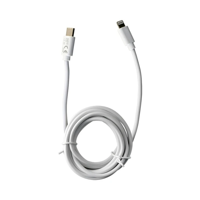 Kαλώδιο USB Lime LCL02 Λευκό USB Type-C σε Lightning 4.0A, 2m για φόρτιση και δεδομένα-24W