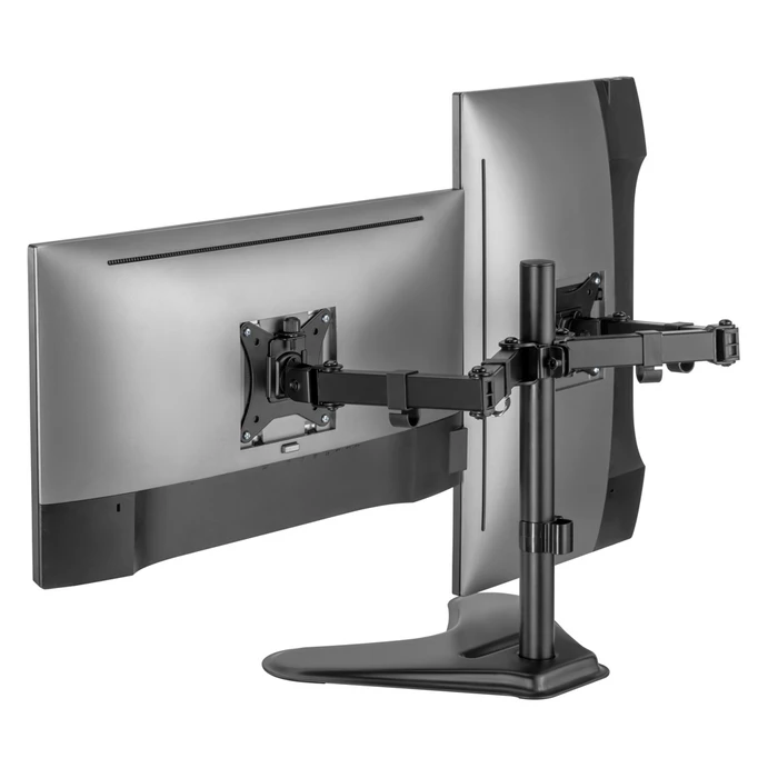 Βάση Monitor Brateck Γραφείου LDT66-T024 για 2 οθόνες 17"-32", έως 9kg ανά οθόνη