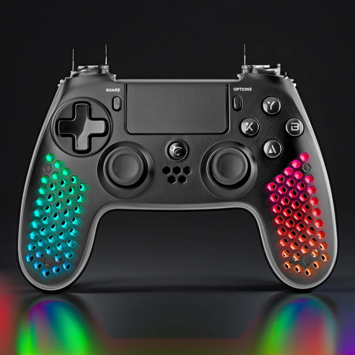 Gamepad White Shark Wireless Gpw-4009 Legatus For Ps4/Ps3/Pc/Ios/Android Black