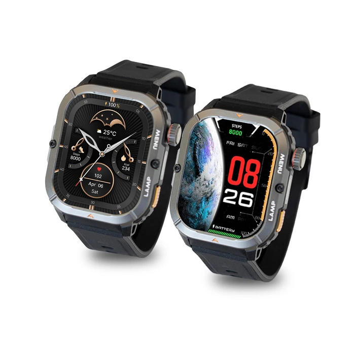 AGM Black Strap for Legion 3 Smartwatch 22mm