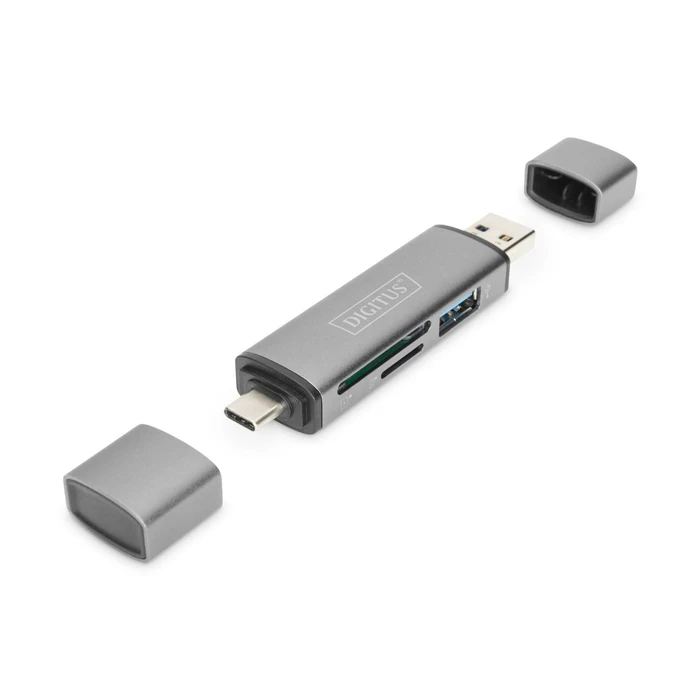Card Reader Digitus Combo Hub USB-C / USB 3.0
