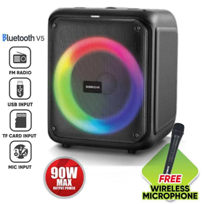 Karaoke Sonic Gear RGB with HD AUDIO 'AUDIOX PRO 600' RMS 90W