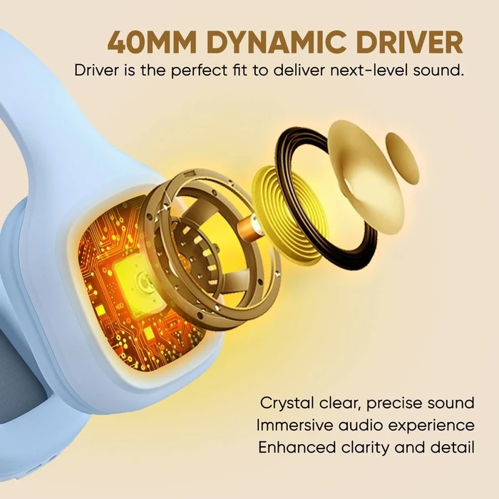 Headphones Sonic Gear Bt5.4 Over-Ear Airphone 5 Carbon