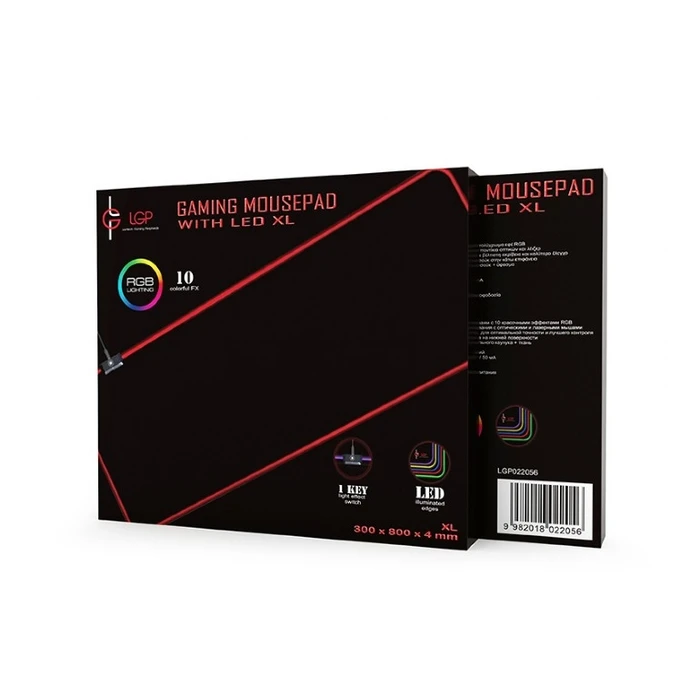 Mousepad Lamtech Gaming With LED FX EXTRA LARGE