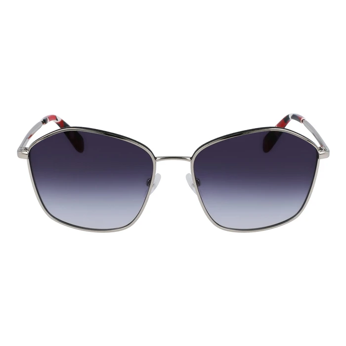 LIUJO Women's Sunglasses LJ157S-5918040 — Grey Metal Frame, Grey Lenses (Category 3), 59/18/140 mm