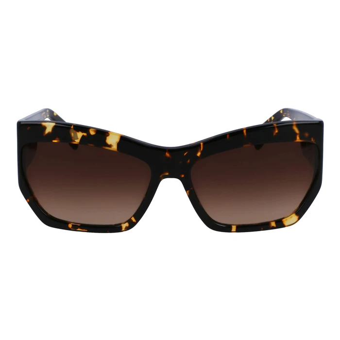 LIUJO Women's Sunglasses LJ785S-6116242 (61/16/135) Brown Acetate Cat Eye