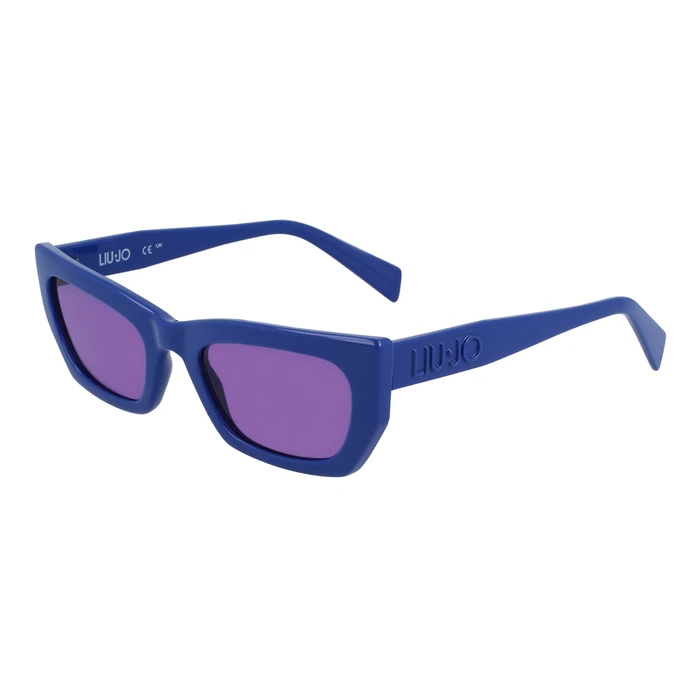 LIU JO Women's Sunglasses LJ790S-5221400 Cat-Eye Blue/Purple 52/21/140 mm