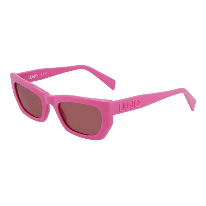 LIUJO Women's Sunglasses LJ790S-5221610 (52/21/140 mm) - Pink/Red Tint