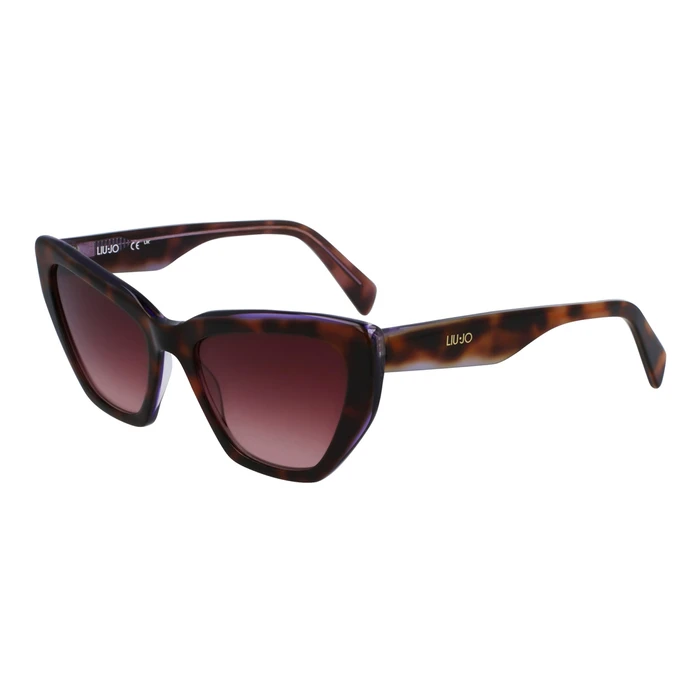 LIUJO Women's Sunglasses LJ794S-5419246 (54/19/140 mm) - Cat Eye, Tortoiseshell Acetate Frame, Red Gradient Lens